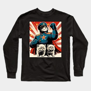 Cat Propaganda Long Sleeve T-Shirt